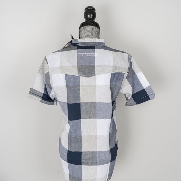 NWT Triple5Soul Men's Short Sleeve Shirt Navy  - S - Picture 3 of 5